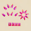 12 Sizes-24 Pcs Press On Nails Y1609