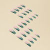 12 Sizes-24 Pcs Press On Nails Y040