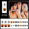 12 Sizes-24 Pcs Press On Nails C1103