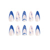12 Sizes-24 Pcs Press On Nails JP1774