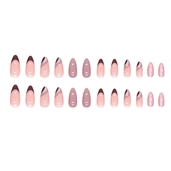 12 Sizes-24 Pcs Press On Nails W251