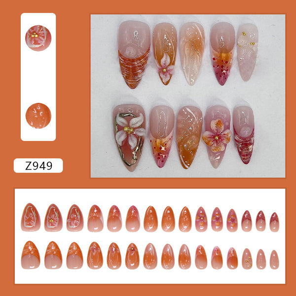 30 Pcs Press On Nails Z949