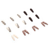 12 Sizes-24 Pcs Press On Nails W122