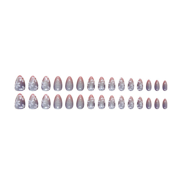 12 Sizes-24 Pcs Press On Nails W1724
