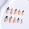 12 Sizes-24 Pcs Press On Nails MR-01