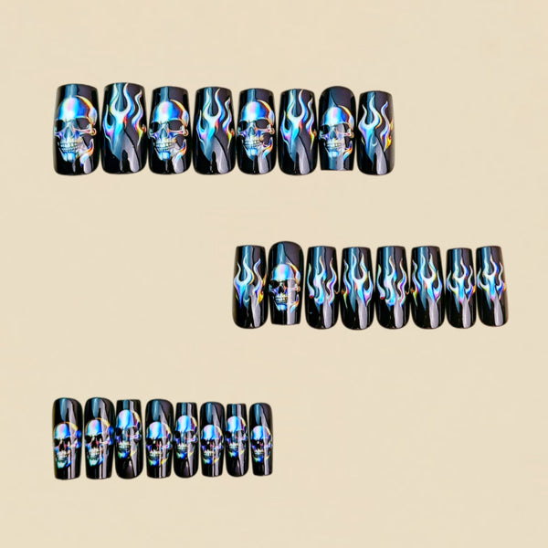 12 Sizes-24 Pcs Press On Nails y2052-24