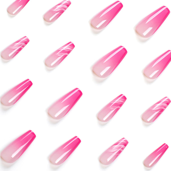12 Sizes-24 Pcs Press On Nails JP2743