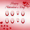 12 Sizes-24 Pcs Press On Nails C1470