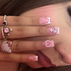 12 Sizes-24 Pcs Press On Nails BZ1417