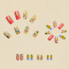 12 Sizes-24 Pcs Press On Nails Y655