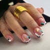 12 Sizes-24 Pcs Press On Nails W1419
