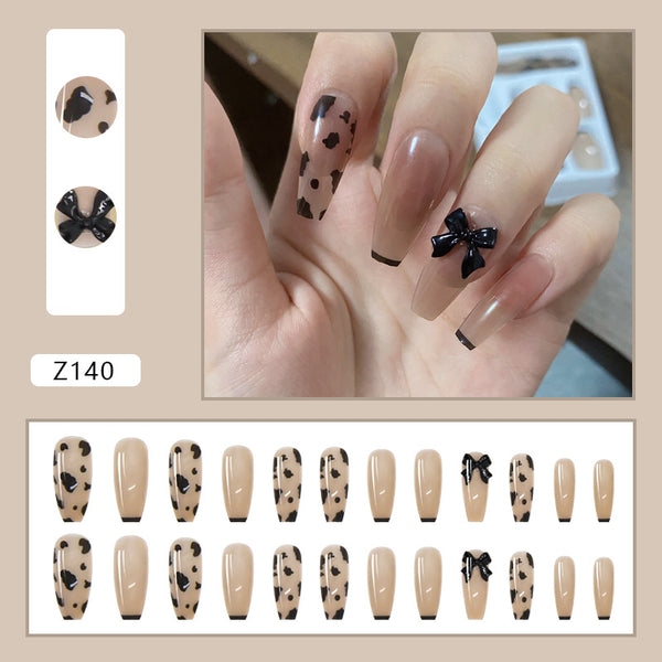 12 Sizes-24 Pcs Press On Nails Z140