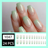 12 Sizes-24 Pcs Press On Nails Y047