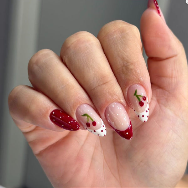 12 Sizes-24 Pcs Press On Nails JP4442