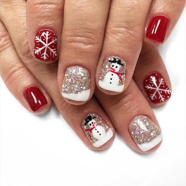 Christmas Press On Nails-2 Sets Mixed Pack (48PCS Total) C-mix-17