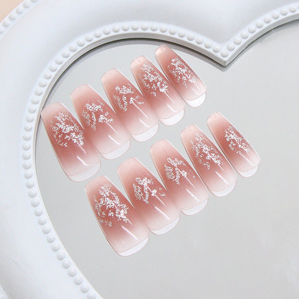 12 Sizes-24 Pcs Press On Nails R935