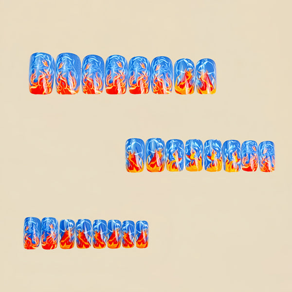 12 Sizes-24 Pcs Press On Nails Y872