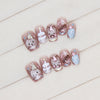 12 Sizes-24 Pcs Press On Nails T038