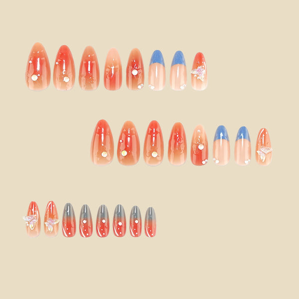 12 Sizes-24 Pcs Press On Nails y2094-z-24