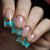 12 Sizes-24 Pcs Press On Nails Y1232