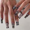 12 Sizes-24 Pcs Press On Nails JP3385