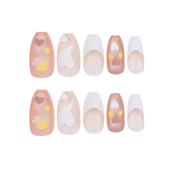 12 Sizes-24 Pcs Press On Nails JP833
