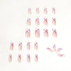 12 Sizes-24 Pcs Press On Nails JP1130