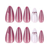 12 Sizes-24 Pcs Press On Nails JP3783