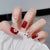 12 Sizes-24 Pcs Press On Nails R701