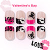 12 Sizes-24 Pcs Press On Nails DL121