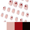 12 Sizes-24 Pcs Press On Nails JP4418