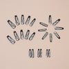 12 Sizes-24 Pcs Press On Nails MY064