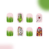 12 Sizes-24 Pcs Press On Nails C717