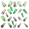 12 Sizes-24 Pcs Press On Nails Y955