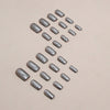 12 Sizes-24 Pcs Press On Nails W1195