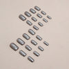 12 Sizes-24 Pcs Press On Nails W1195