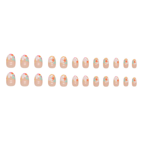 12 Sizes-24 Pcs Press On Nails W1257