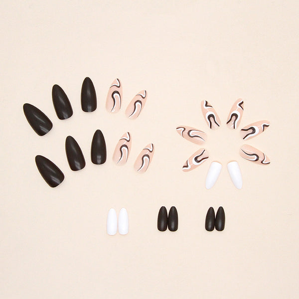 12 Sizes-24 Pcs Press On Nails W336