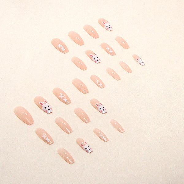 12 Sizes-24 Pcs Press On Nails R694