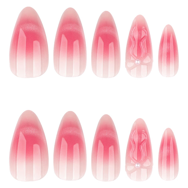 12 Sizes-24 Pcs Press On Nails JP4210
