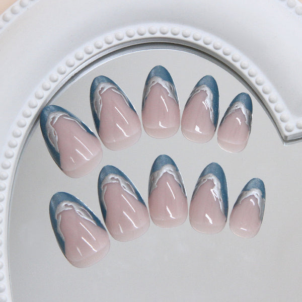 12 Sizes-24 PcsPress On Nails W2081