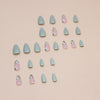 12 Sizes-24 Pcs Press On Nails W1533