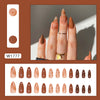 12 Sizes-24 Pcs Press On Nails W1777