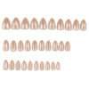 12 Sizes-24 Pcs Press On Nails JP4044