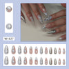 12 Sizes-24 Pcs Press On Nails W1827