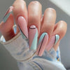 12 Sizes-24 Pcs Press On Nails 1118