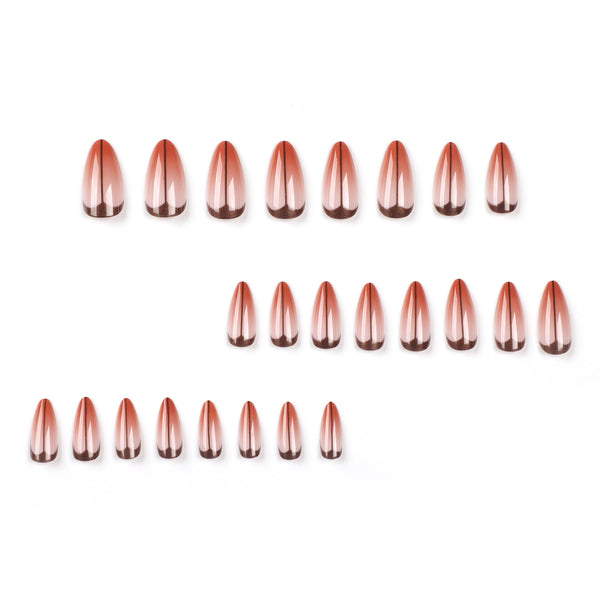 12 Sizes-24 Pcs Press On Nails JP2753