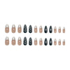 12 Sizes-24 Pcs Press On Nails Z1317