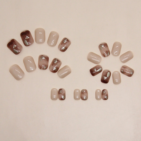 12 Sizes-24 Pcs Press On Nails R827