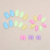 12 Sizes-24 Pcs Press On Nails W1158